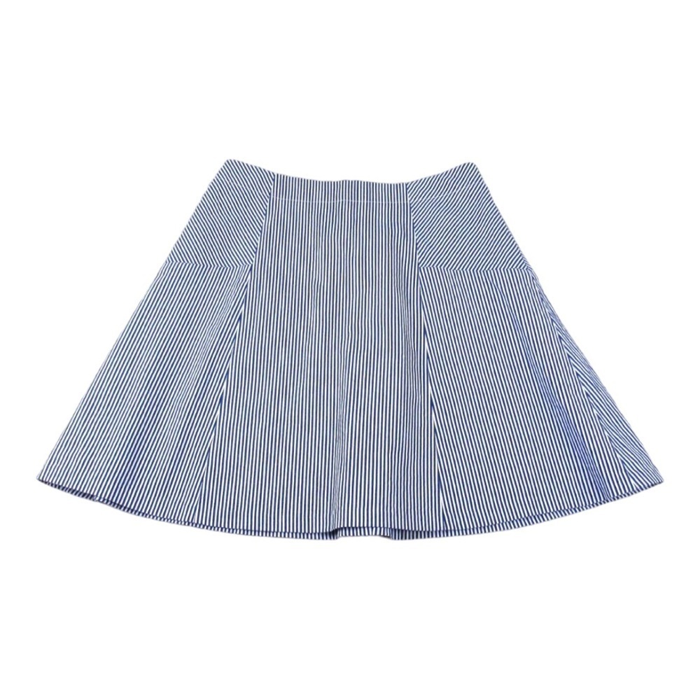 Loft A Line Blue and White Stripped Skirt Size 12